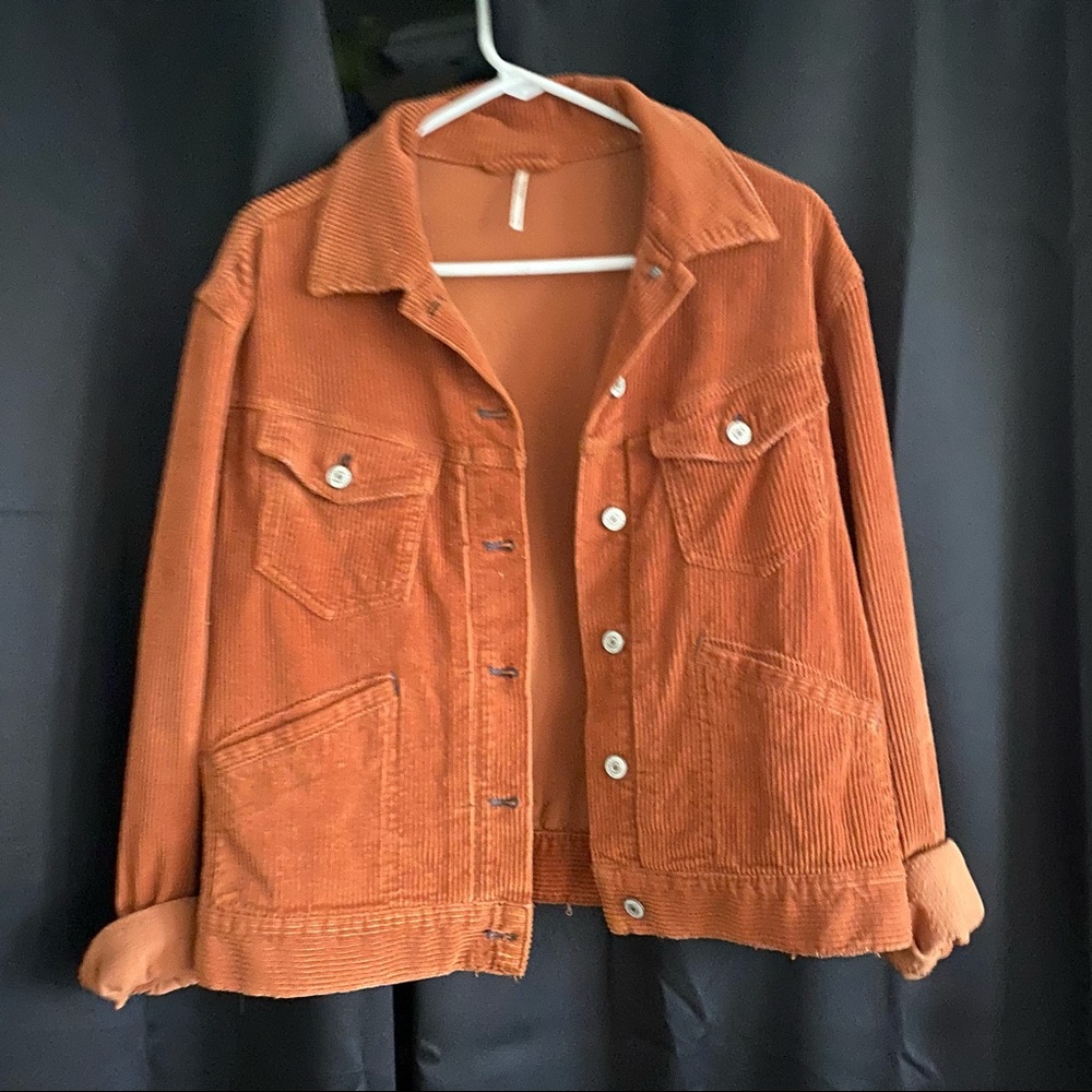 Free people corduroy Jean jacket